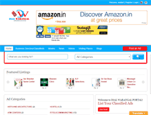 Tablet Screenshot of dialwarangal.com